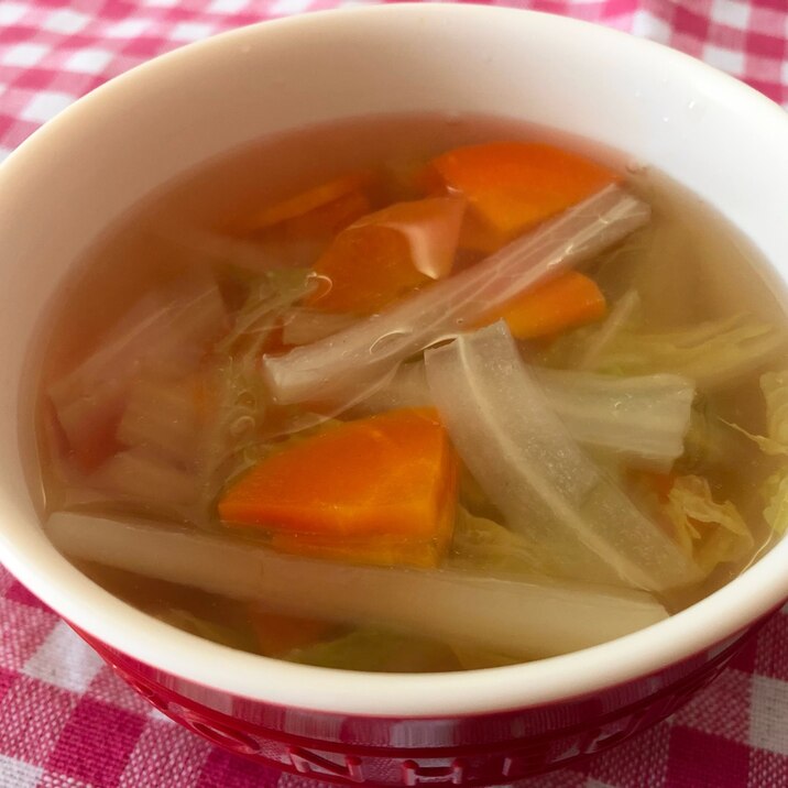 簡単☆白菜とにんじんの中華スープ